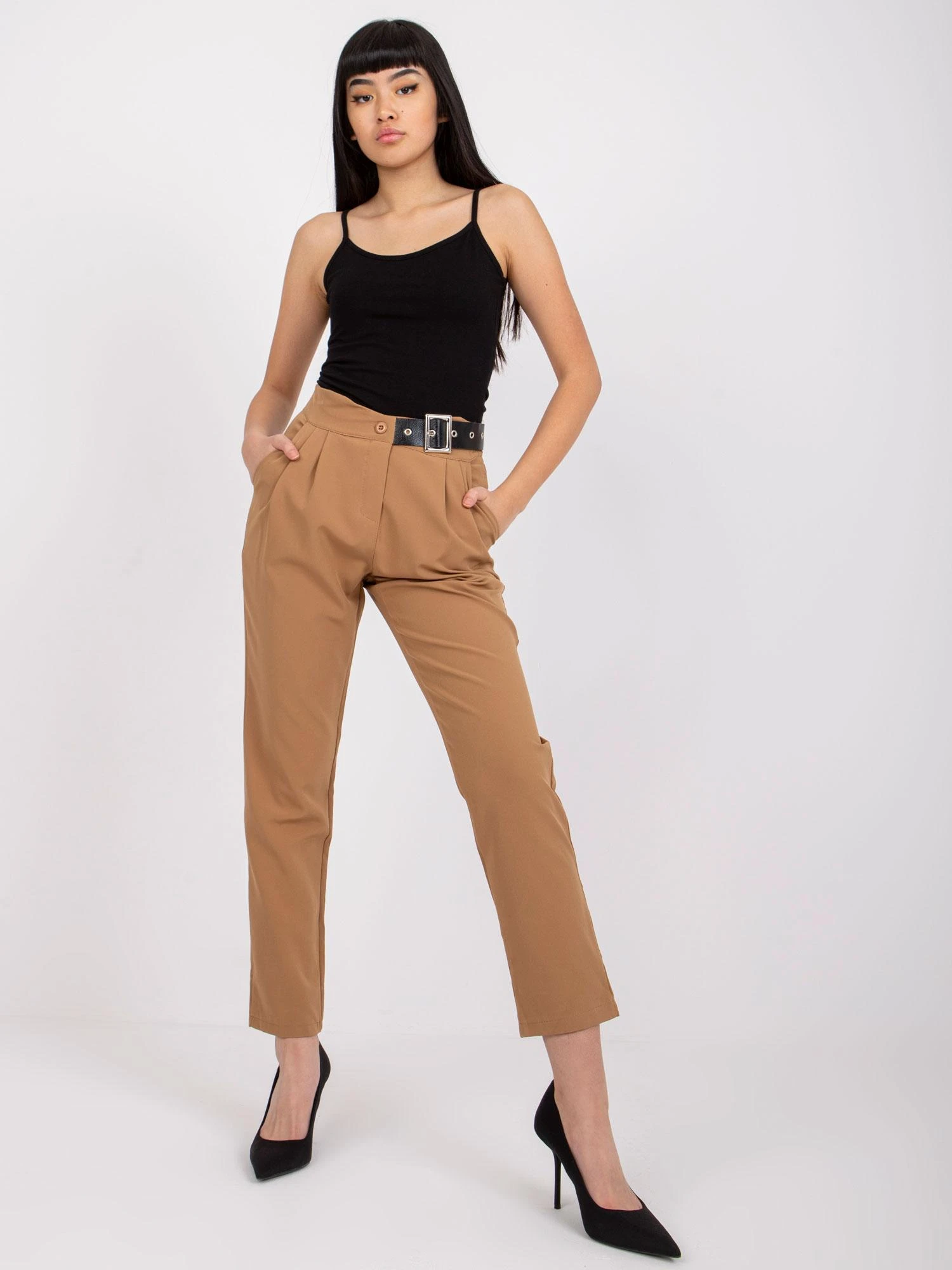 Italy Moda Kelnės-DHJ-SP-5071.95-camel