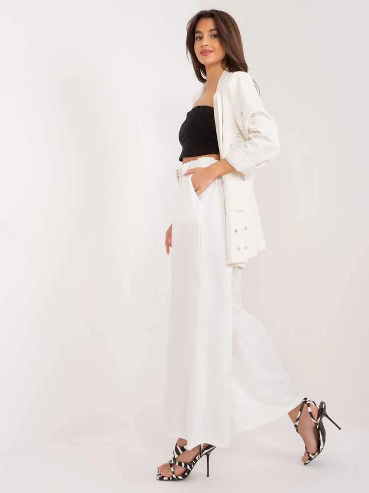Italy Moda Kelnės-DHJ-SP-5583.97-ekru