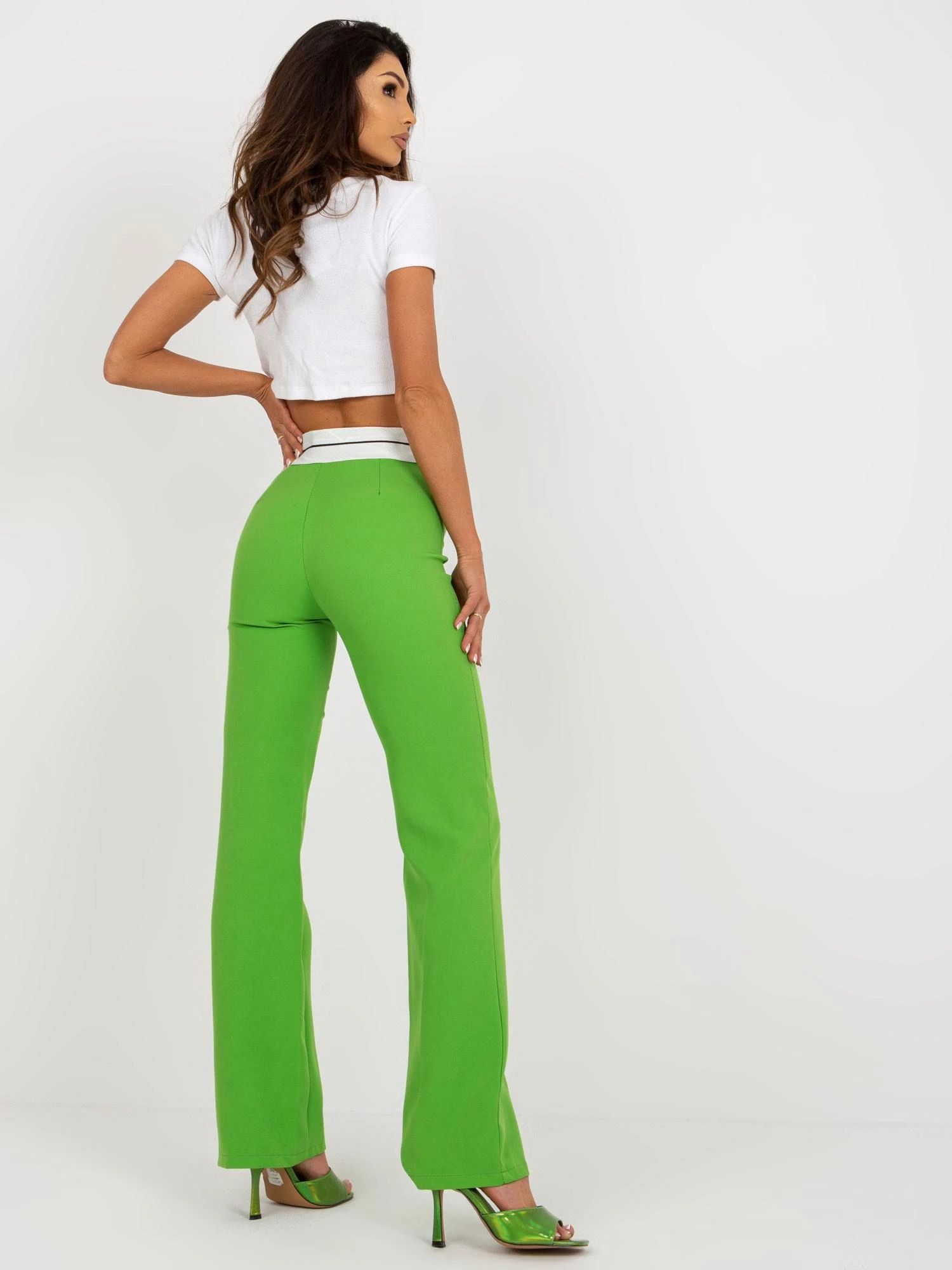 Italy Moda Kelnės-DHJ-SP-6971.32-Šviesiai žalia