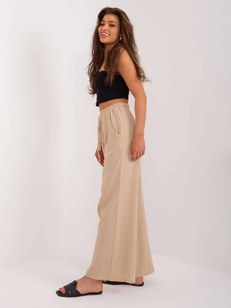 Italy Moda Kelnės-DHJ-SP-8229.84-smėlio spalvos
