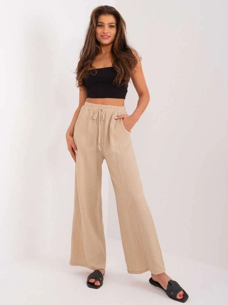 Italy Moda Kelnės-DHJ-SP-8229.84-smėlio spalvos