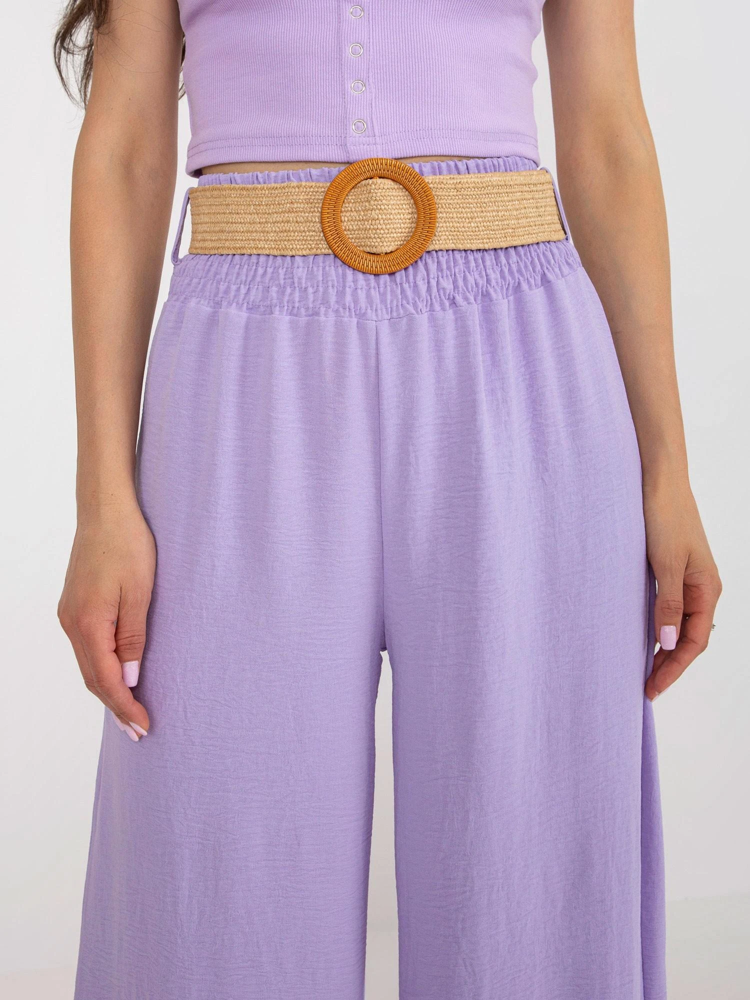 Italy Moda Kelnės-DHJ-SP-8387.57-Šviesiai violetinė