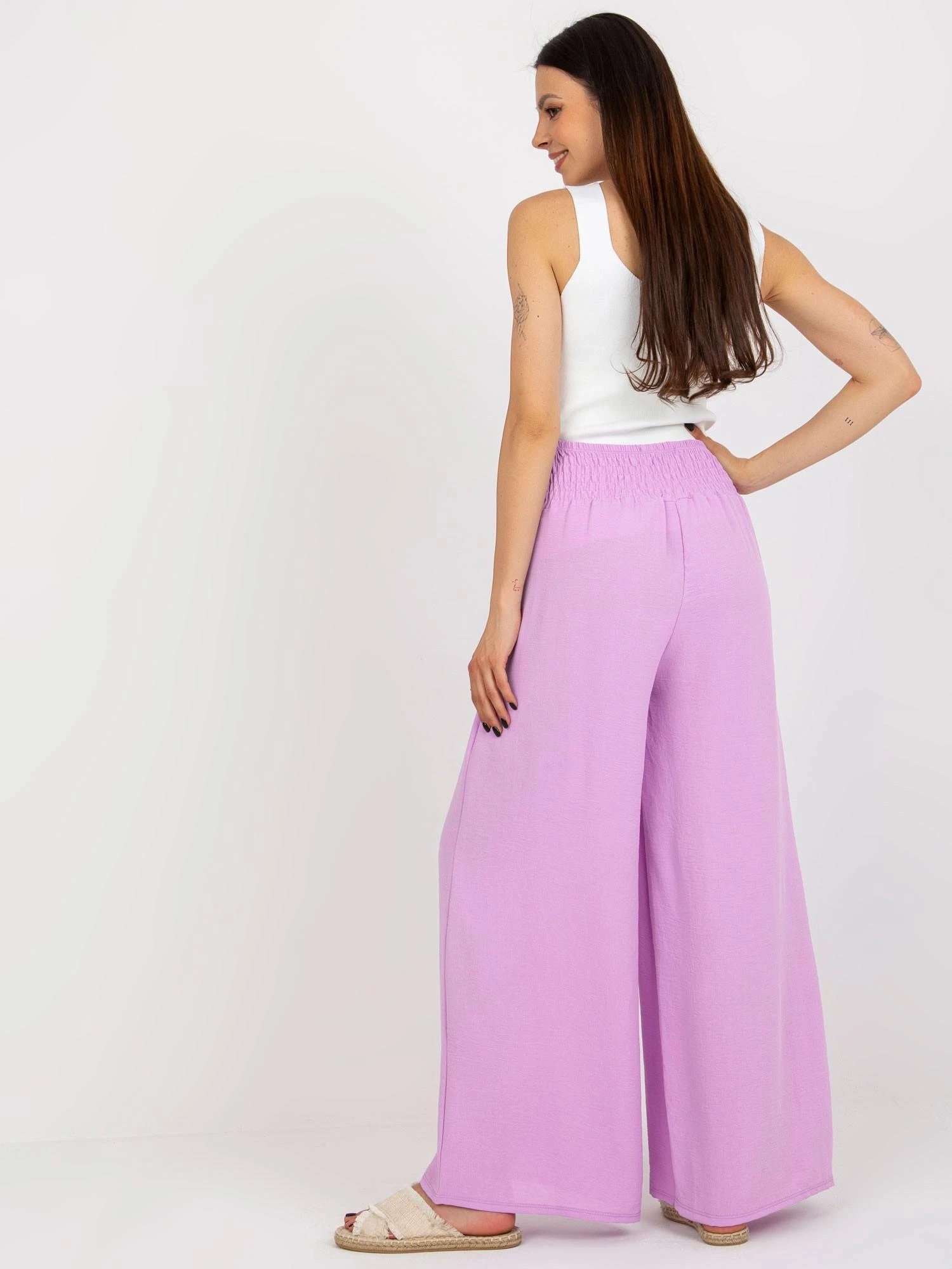 Italy Moda Kelnės-DHJ-SP-8390.70 - šviesiai violetinė