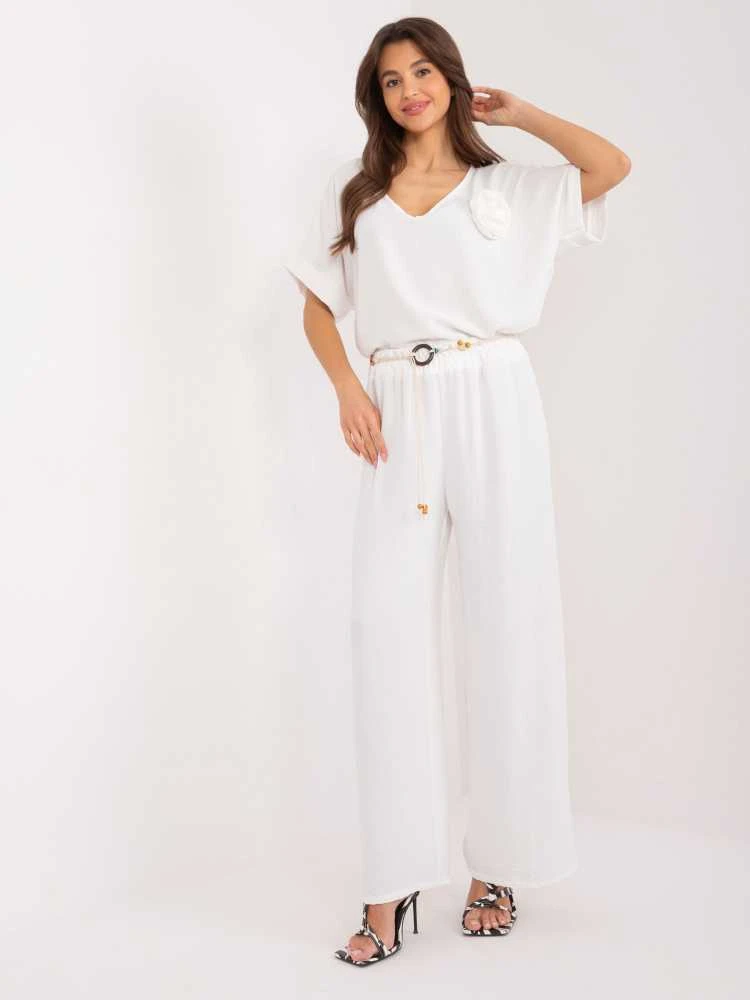 Italy Moda Kelnės-DHJ-SP-8927.19-baltos