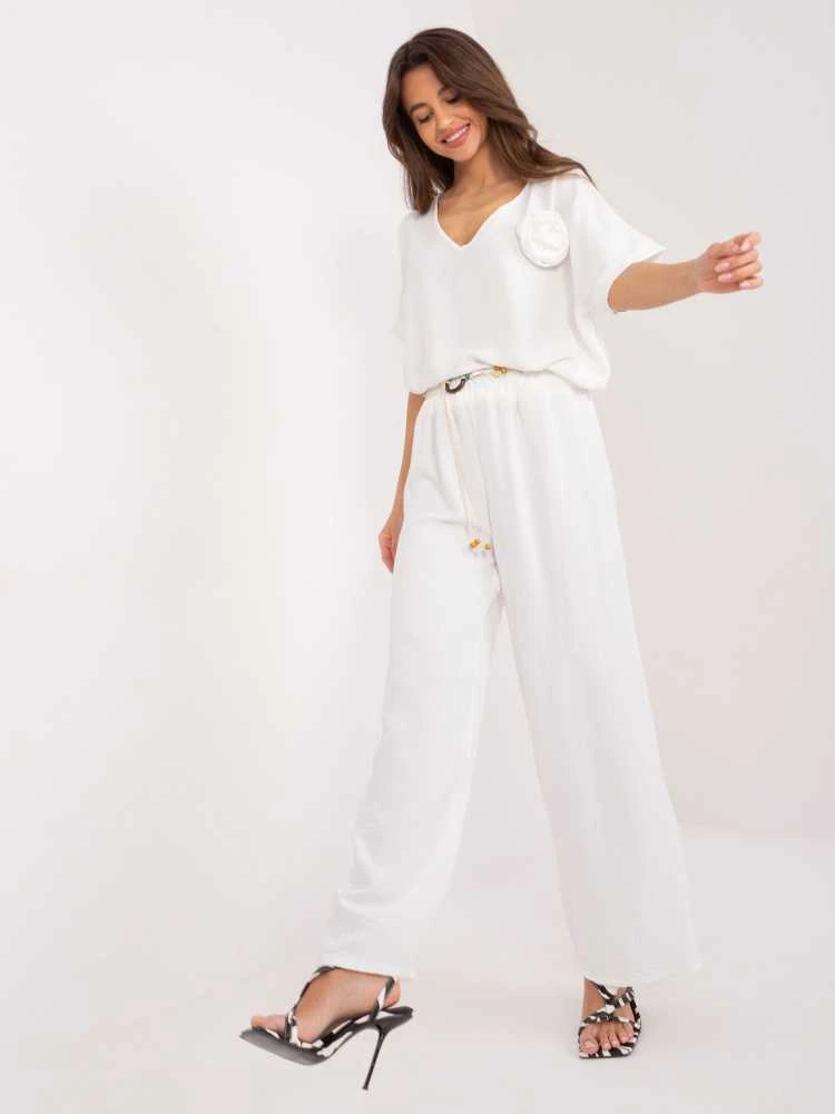 Italy Moda Kelnės-DHJ-SP-8927.19-baltos
