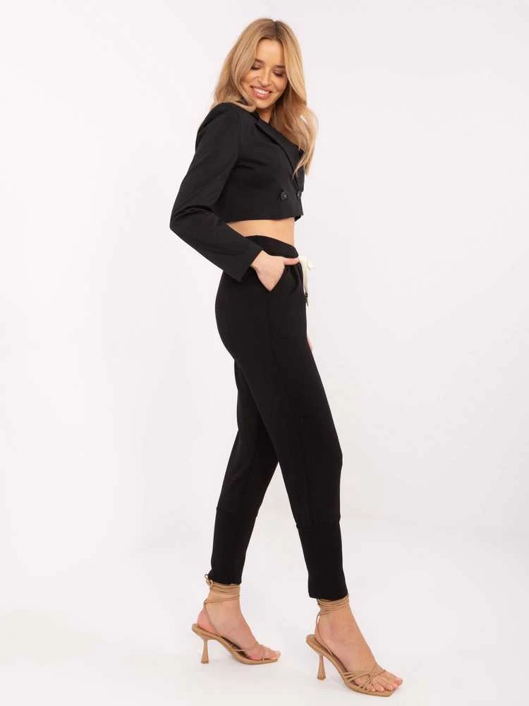 Italy Moda Kelnės-DHJ-SP-9283.83P-juodos