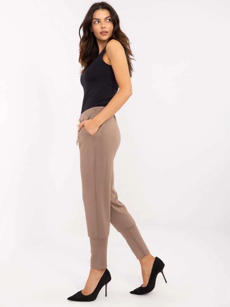 Italy Moda Kelnės-DHJ-SP-9283.83P-rudos spalvos
