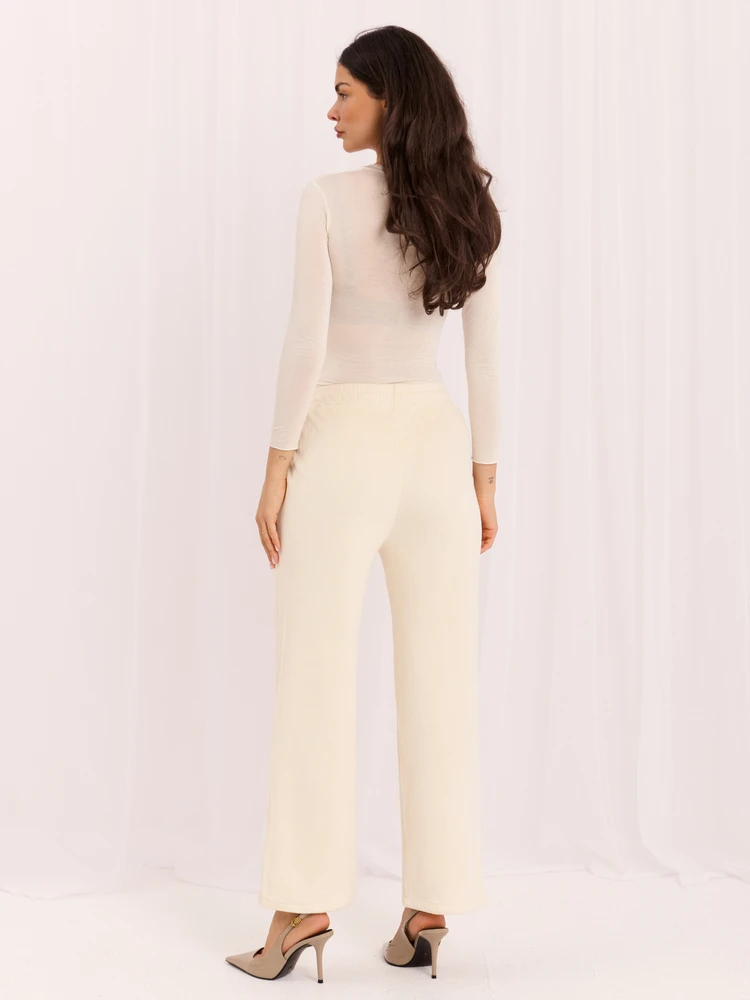 Italy Moda Kelnės-IR-SP-9850.03-jasny smėlio spalva