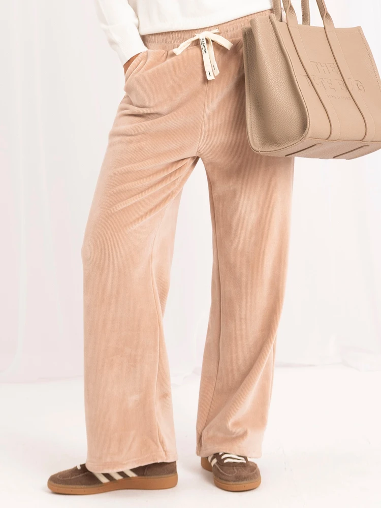 Italy Moda Kelnės-IR-SP-9850.03-smėlio spalva