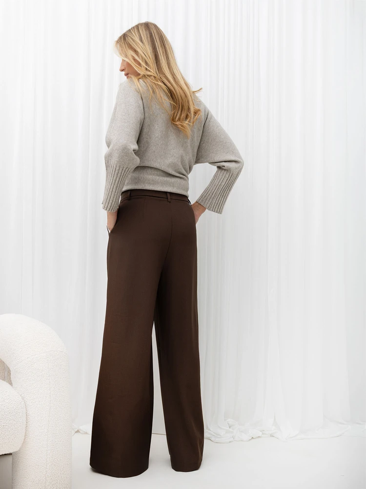Italy Moda Kelnės-IR-SP-BQ941-9.92-ruda