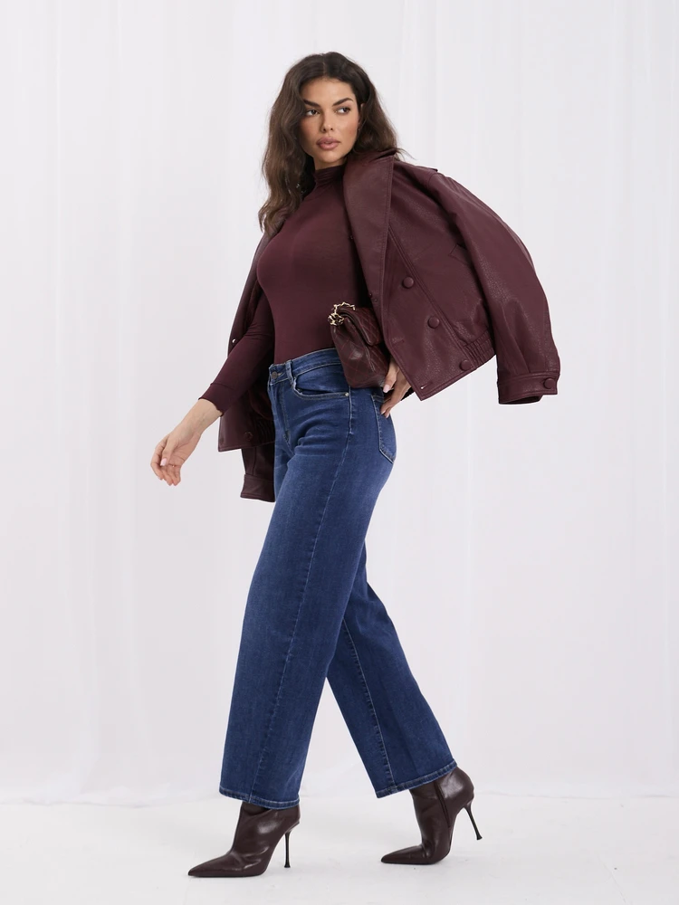 Italy Moda Kelnės-IR-SP-D1522-1.82-ciemny mėlyna