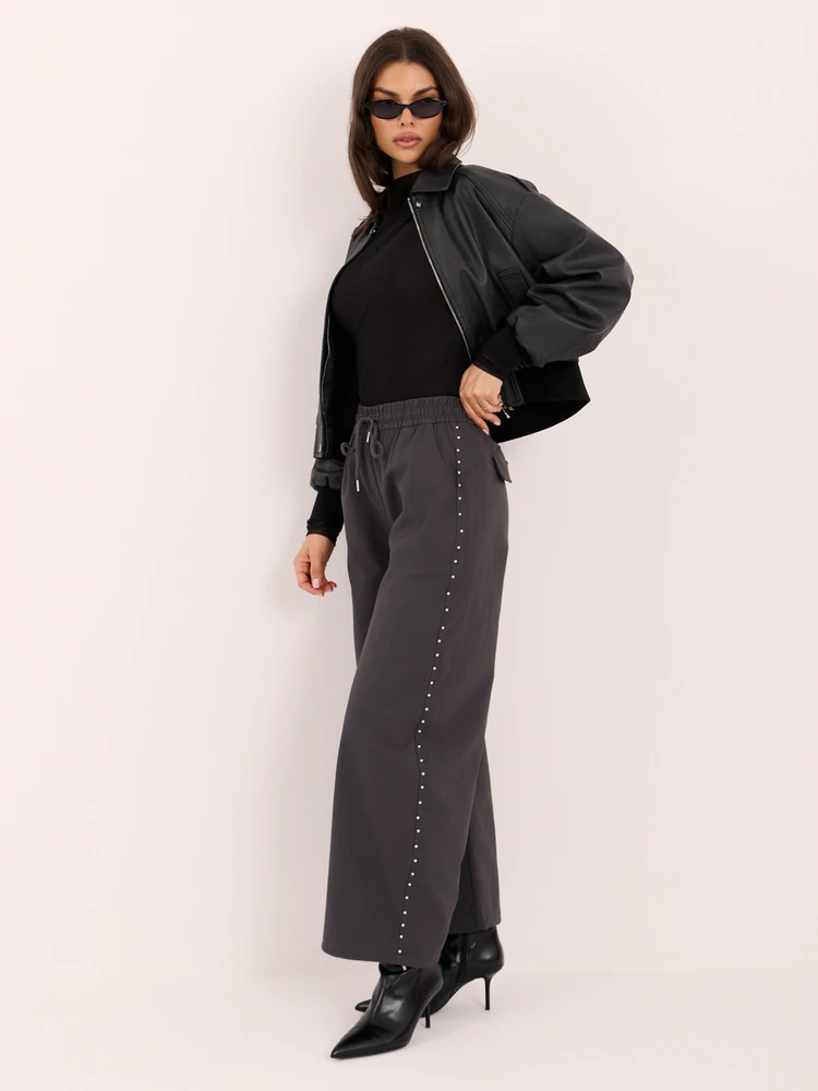 Italy Moda Kelnės-IR-SP-GG-99370.64-grafito