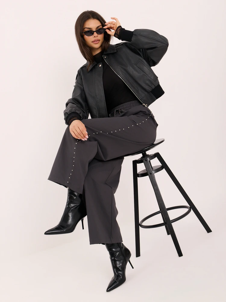 Italy Moda Kelnės-IR-SP-GG-99370.64-grafito