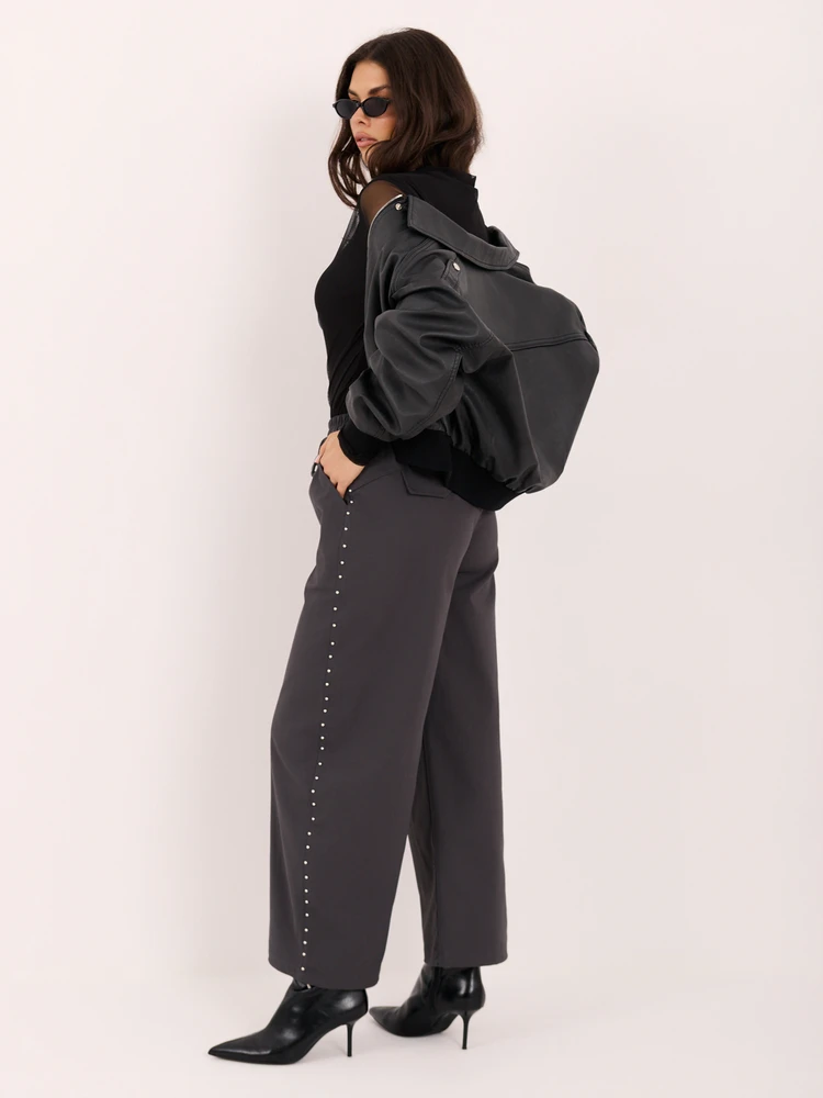 Italy Moda Kelnės-IR-SP-GG-99370.64-grafito