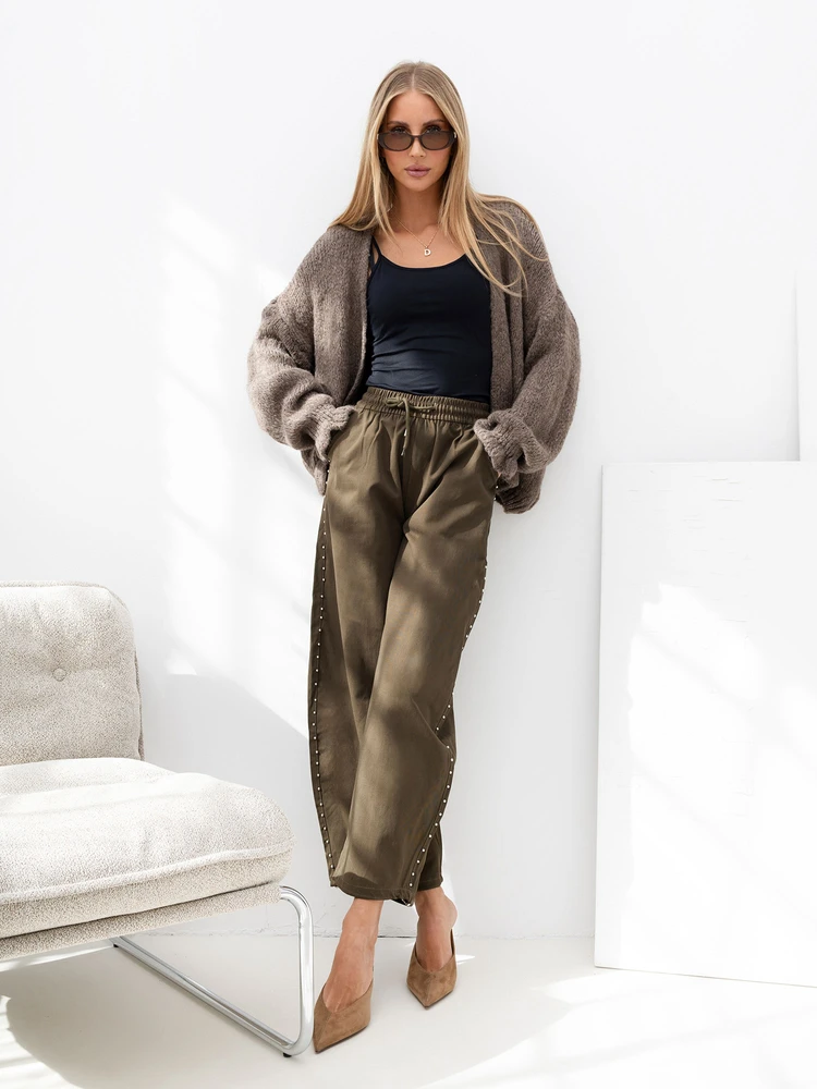 Italy Moda Kelnės-IR-SP-GG-99370.64-khaki