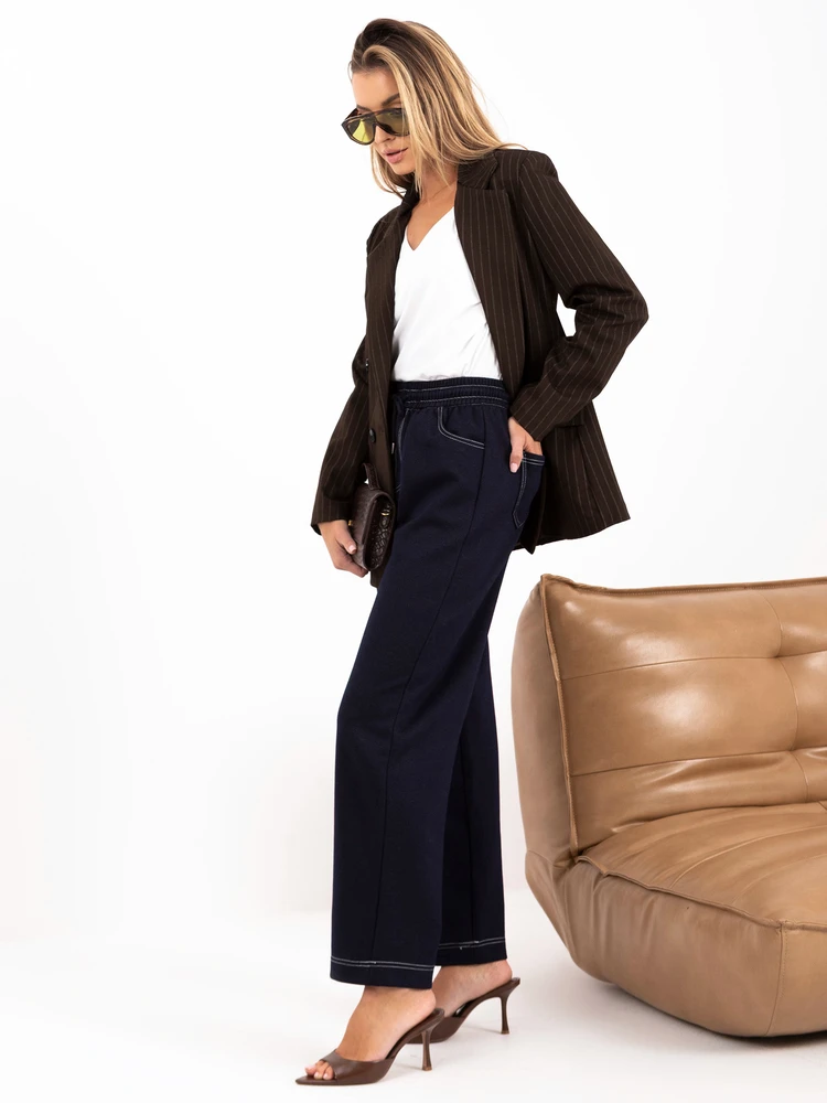 Italy Moda Kelnės-IR-SP-GG-99373.61-tamsiai mėlyna