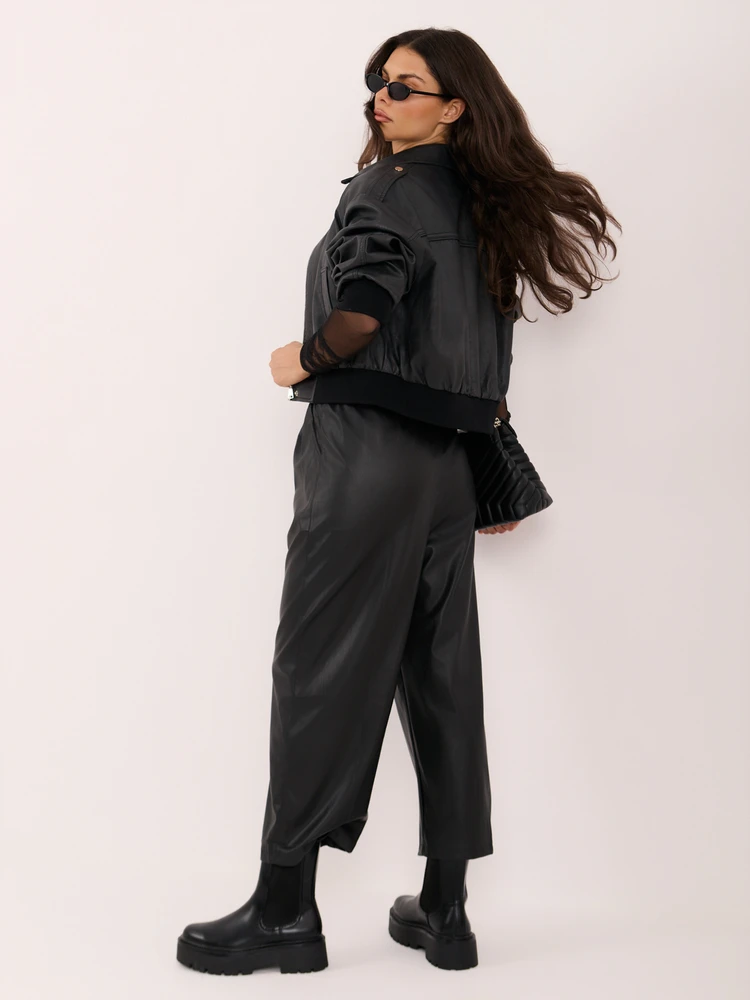 Italy Moda Kelnės-IR-SP-YAC1008.18P-juoda