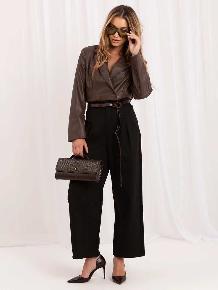 Italy Moda Kelnės-IR-SP-YV054B.24-juoda