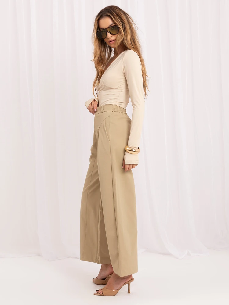 Italy Moda Kelnės-IR-SP-YV054B.24-smėlio spalva