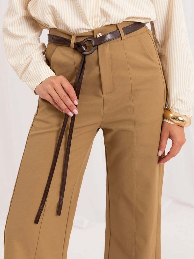 Italy Moda Kelnės-IR-SP-YV056B.69-camelowy