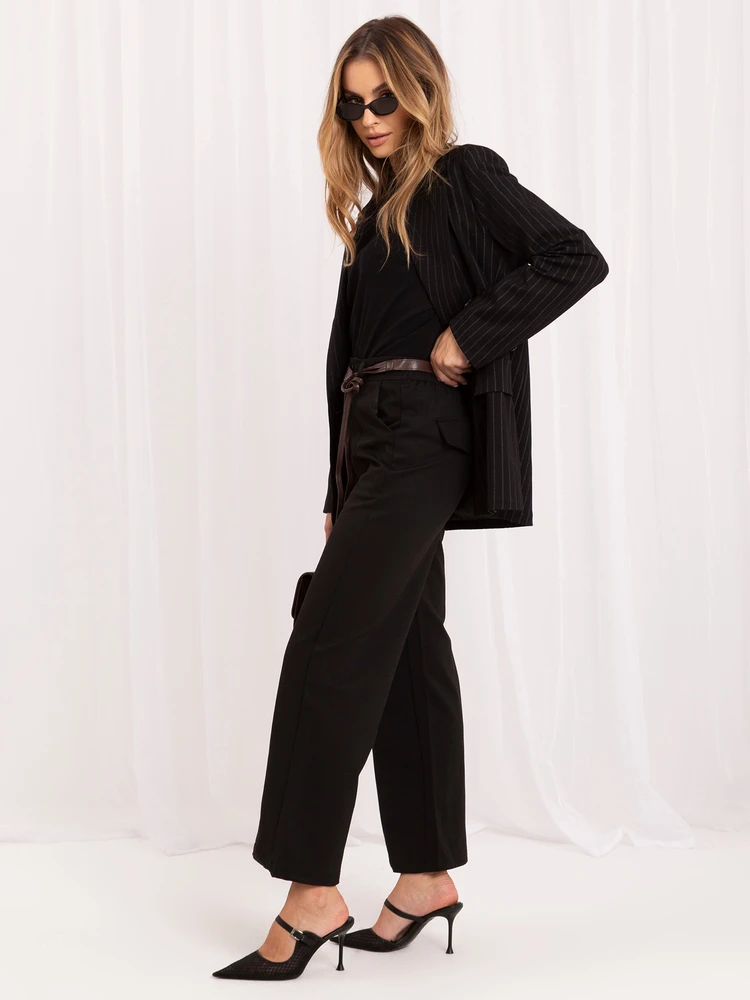 Italy Moda Kelnės-IR-SP-YV056B.69-juoda