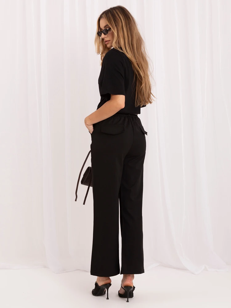 Italy Moda Kelnės-IR-SP-YV056B.69-juoda