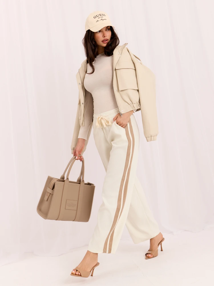 Italy Moda Kelnės-IR-SP-YV2821.02-ecru