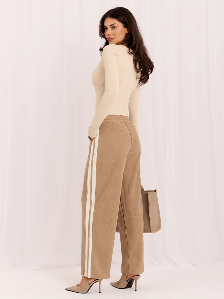 Italy Moda Kelnės-IR-SP-YV2821.02-smėlio spalva