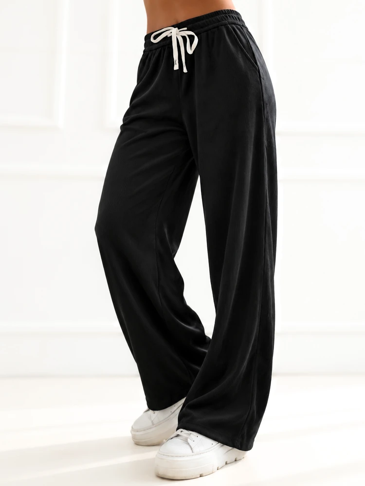 Italy Moda Kelnės-IR-SP-YV5381.12-juoda