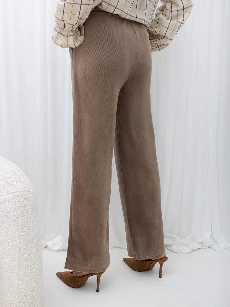 Italy Moda Kelnės-IR-SP-YV5381.12-smėlio spalva