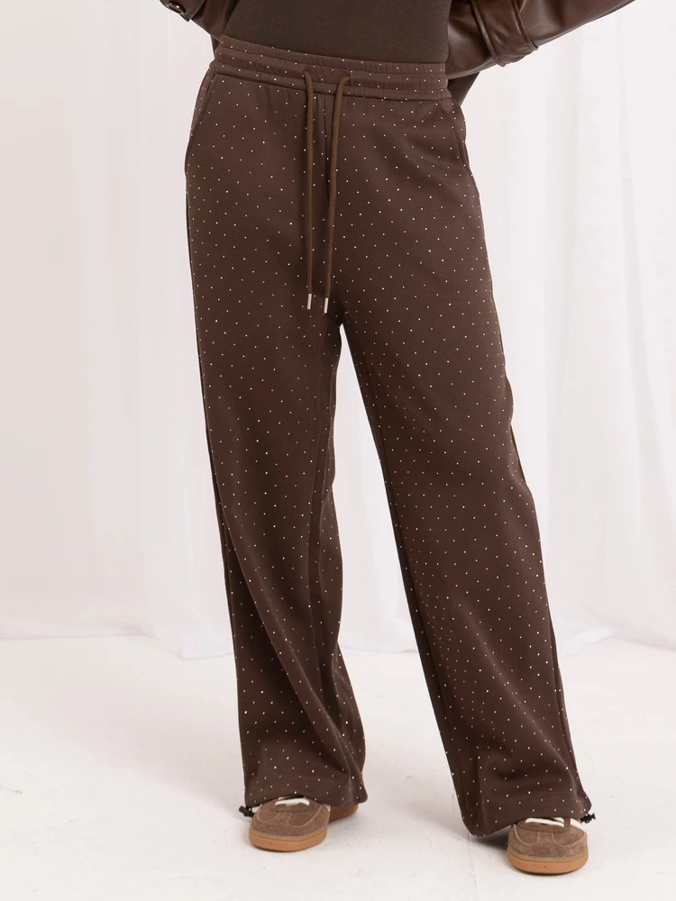 Italy Moda Kelnės-IR-SP-YV5504.66-ruda
