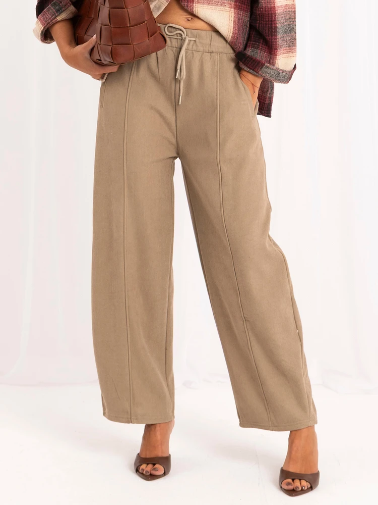 Italy Moda Kelnės-IR-SP-YV5650.46-ciemny bezowy
