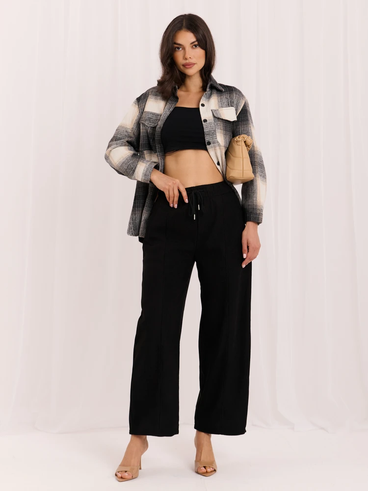 Italy Moda Kelnės-IR-SP-YV5650.46-juoda