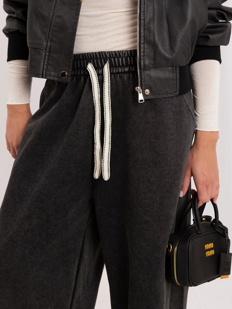 Italy Moda Kelnės-IR-SP-YV5708.71-ciemny pilka