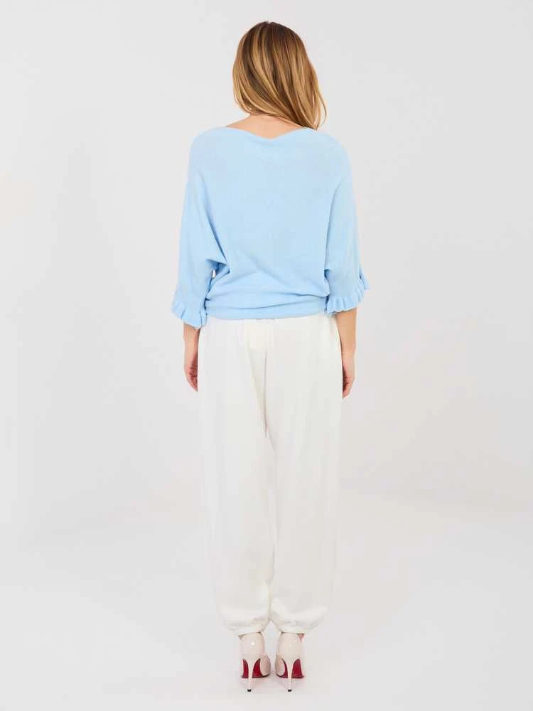 Italy Moda Kelnės-IT-SP-22197.61-ecru