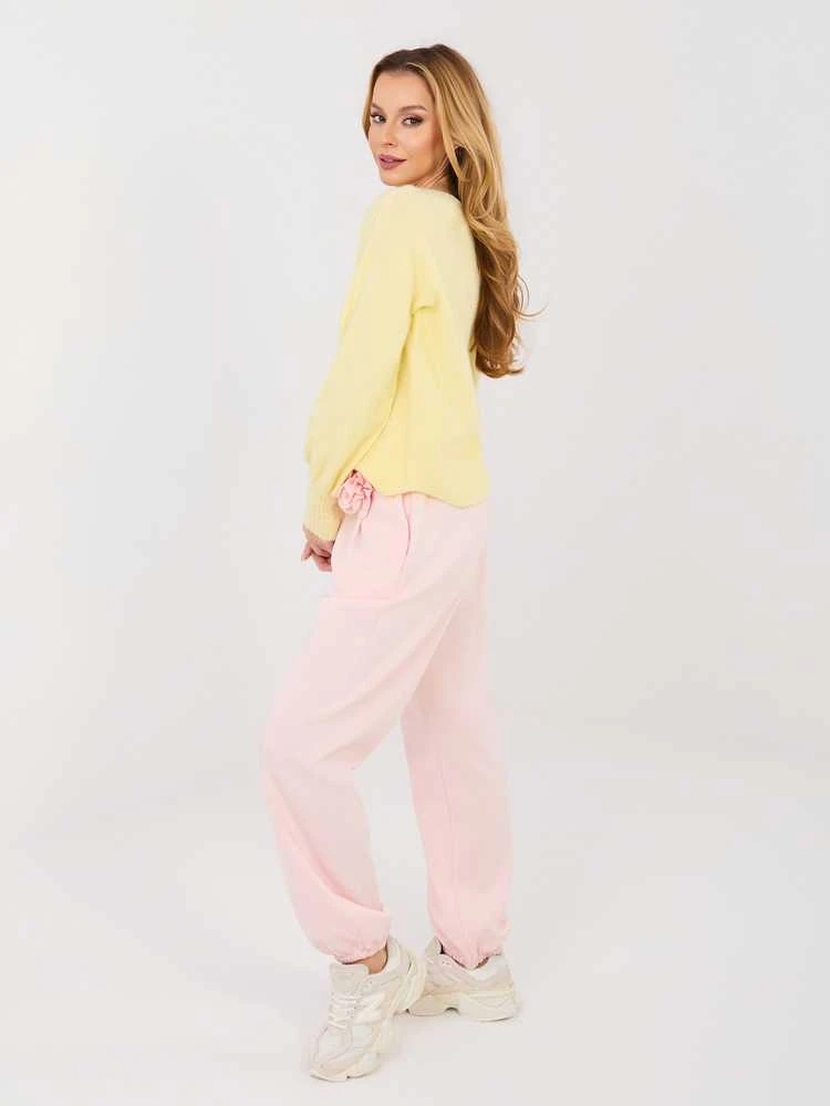 Italy Moda Kelnės-IT-SP-22197.61-jasny rožinė