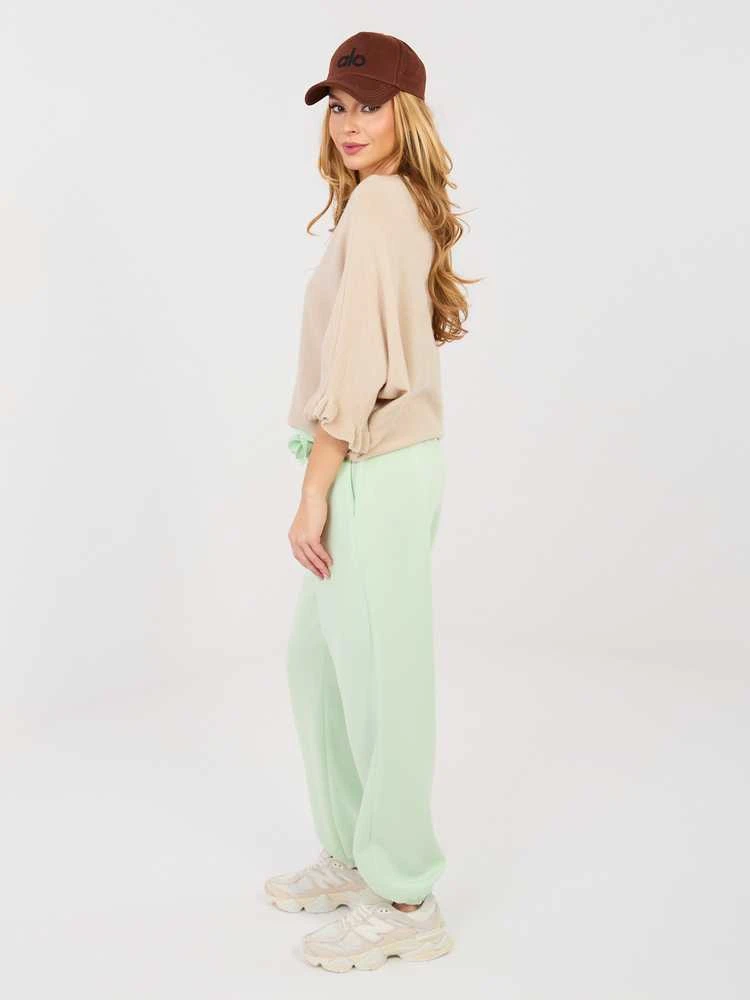 Italy Moda Kelnės-IT-SP-22197.64-jasny žalia