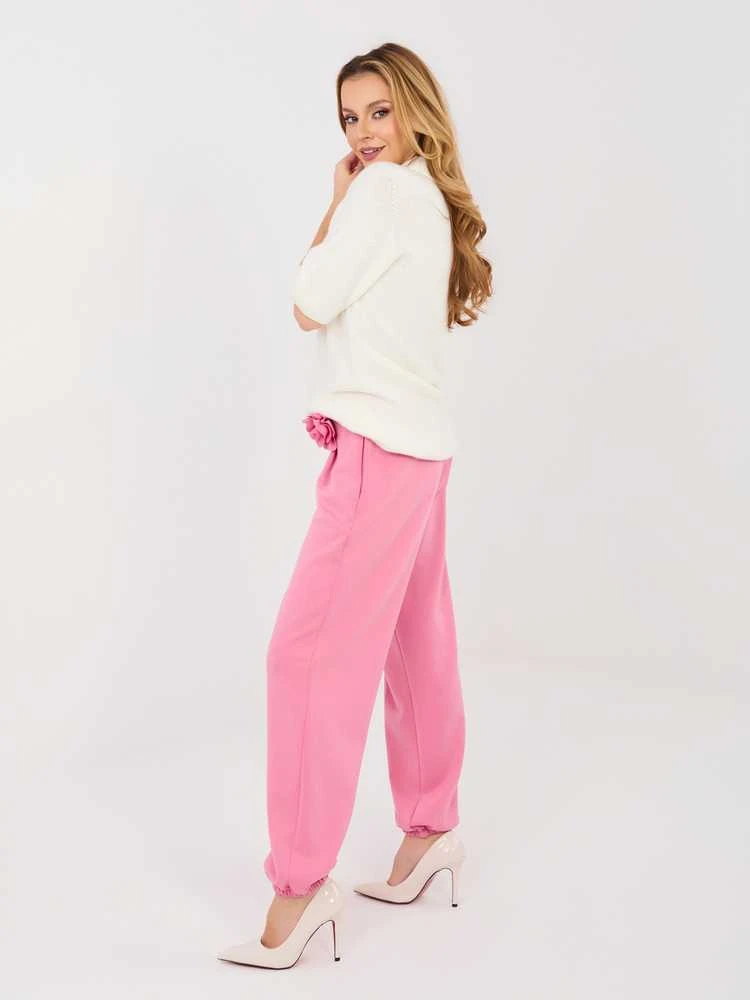 Italy Moda Kelnės-IT-SP-22197.64-rožinė