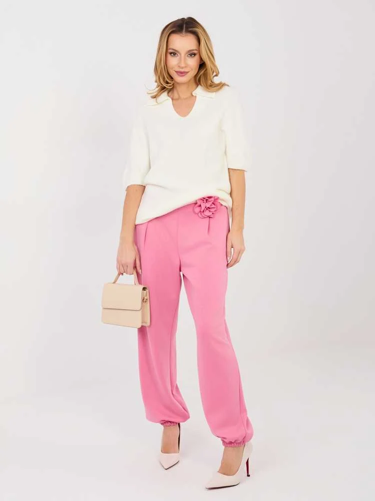 Italy Moda Kelnės-IT-SP-22197.64-rožinė