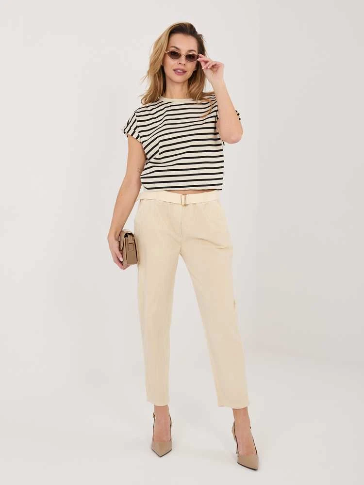 Italy Moda Kelnės-IT-SP-242979.90-jasny smėlio spalva
