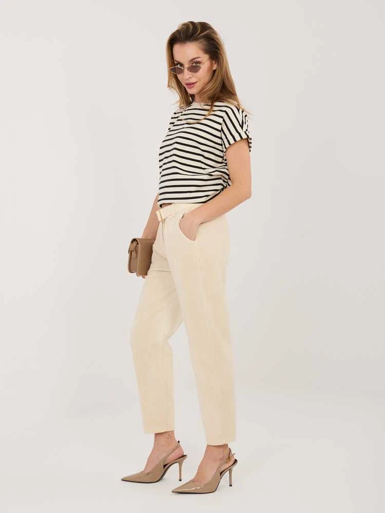 Italy Moda Kelnės-IT-SP-242979.90-jasny smėlio spalva