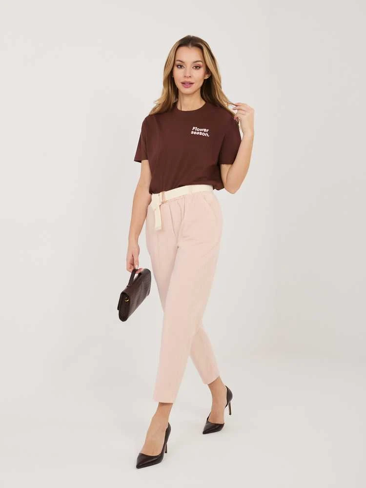 Italy Moda Kelnės-IT-SP-242979.90-jasny rožinė