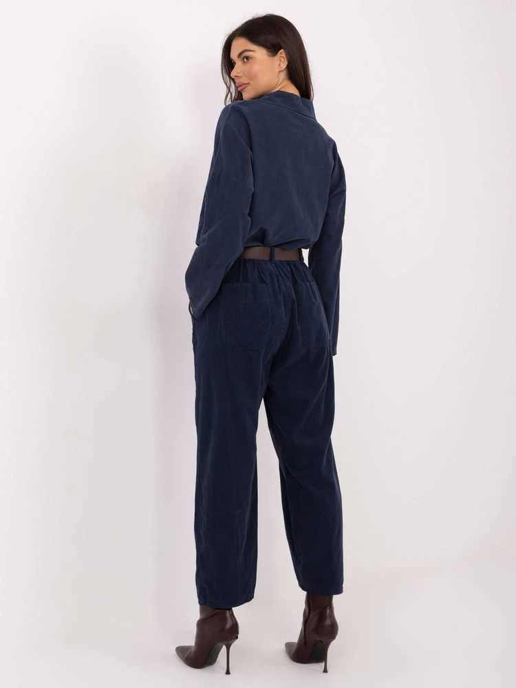 Italy Moda Kelnės-IT-SP-258009.83-ciemny mėlyna