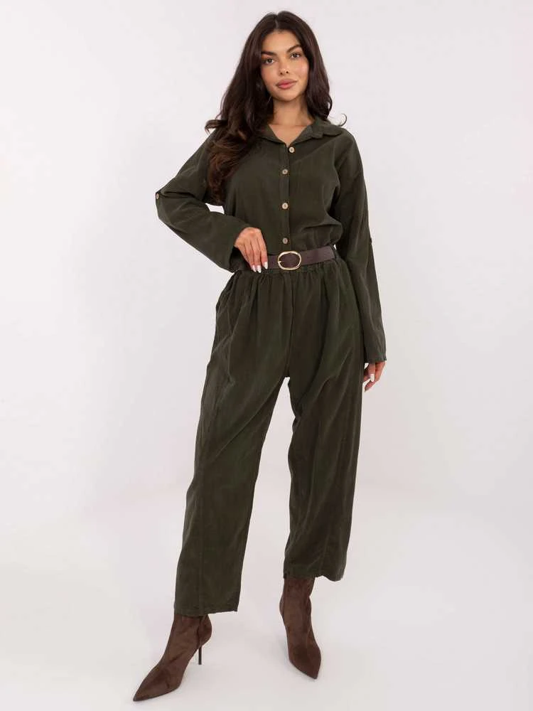 Italy Moda Kelnės-IT-SP-258009.83-khaki