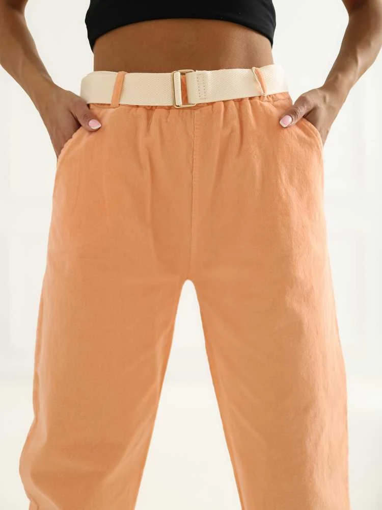 Italy Moda Kelnės-IT-SP-26016.85-jasny oranžinė