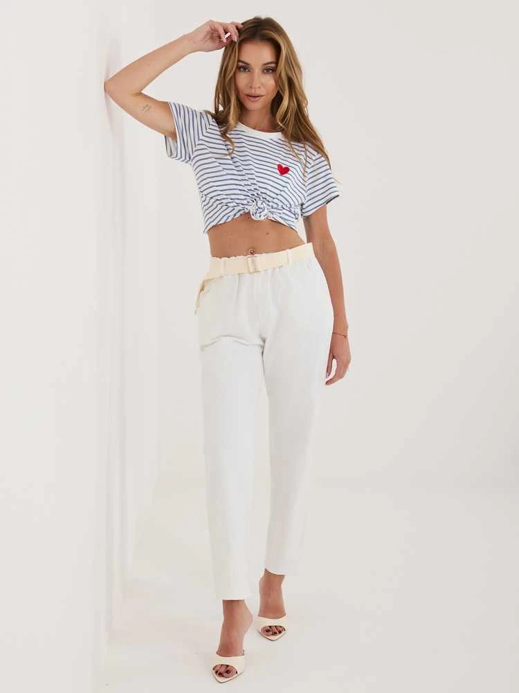 Italy Moda Kelnės-IT-SP-26016.87-ecru