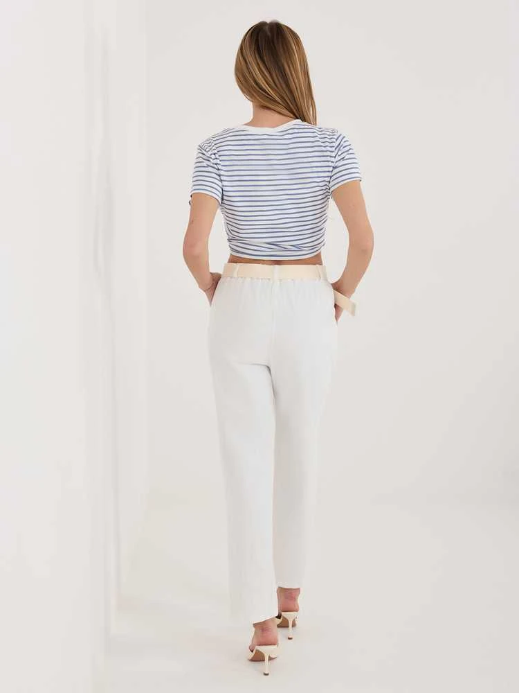 Italy Moda Kelnės-IT-SP-26016.87-ecru