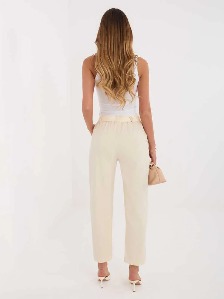 Italy Moda Kelnės-IT-SP-26016.87-jasny smėlio spalva