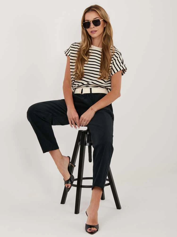 Italy Moda Kelnės-IT-SP-26016.87-juoda