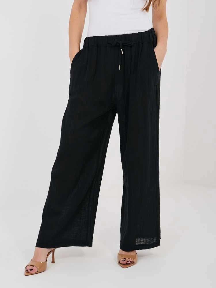 Italy Moda Kelnės-IT-SP-2873.02-juoda